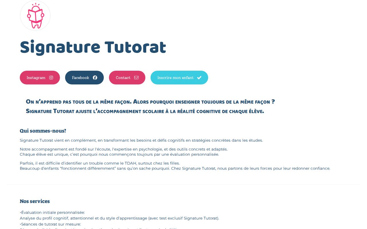 Signature Tutorat
